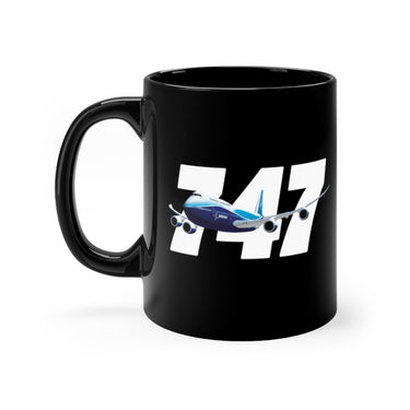 BOEING 747 DESIGNED MUG Printify